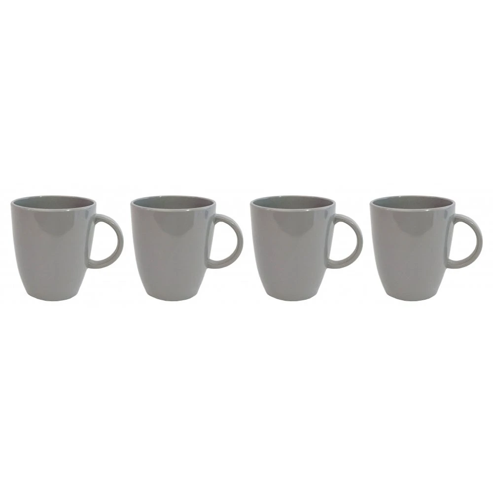 4Pk Non Slip Mug Set - Cool Grey 1 4Pk Non Slip Mug Set - Cool Grey