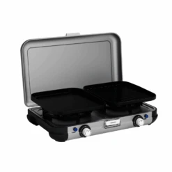 Campingaz Camping Kitchen 2 Grill & Go Double Burner Portable Camping Gas Stove