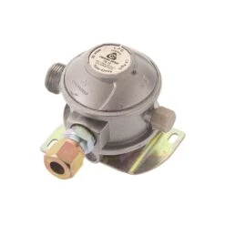 Cavagna 30mbar Caravan Gas Regulator 10mm - Angled Inlet