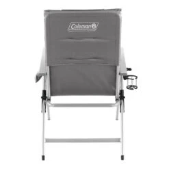 Coleman 5 Position Padded Recliner Chair - Grey -Deals WildTrail Outfitters Store coleman 5 position padded recliner chair grey p2626 9581 image