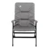 Coleman 8 Position Padded Recliner Chair - Grey