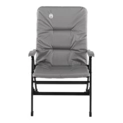 Coleman 8 Position Padded Recliner Chair - Grey