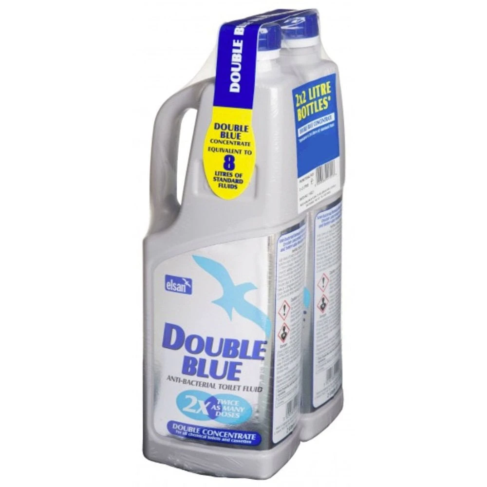 Elsan Double Blue Concentrate 2L Twinpack 1 Elsan Double Blue Concentrate 2L Twinpack