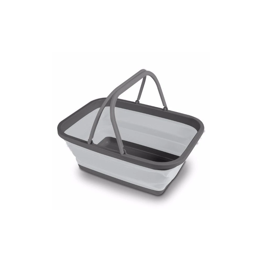 Kampa Large Collapsible Washing Bowl - Grey 1 Kampa Large Collapsible Washing Bowl - Grey