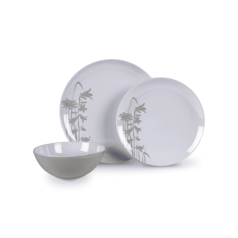 Kampa Meadow 12-Piece Melamine Set 1 Kampa Meadow 12-Piece Melamine Set