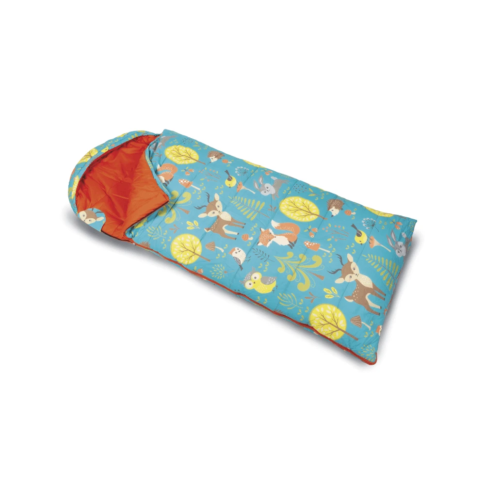 Kampa Woodland Creatures Children's Sleeping Bag 1 Kampa Woodland Creatures Children's Sleeping Bag