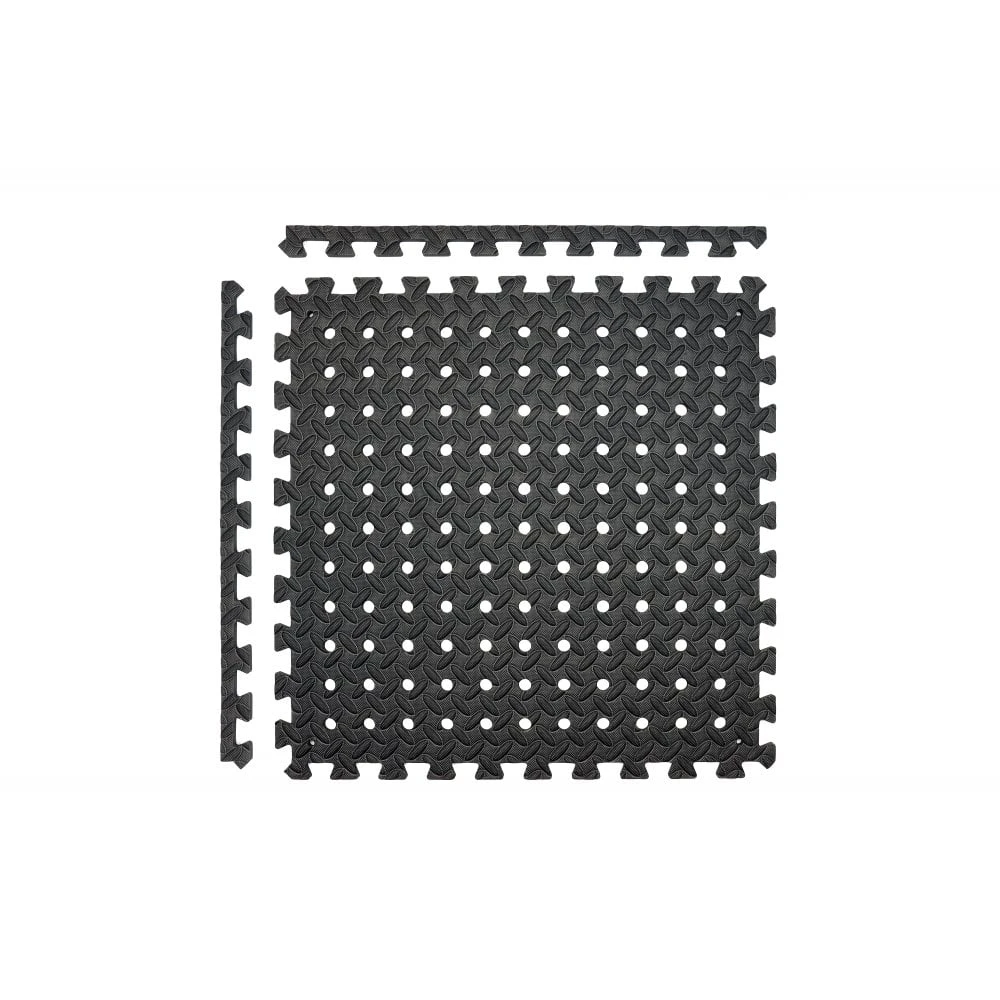 Leisurewize Black Eva Floor Tiles Per/4 1 Leisurewize Black Eva Floor Tiles Per/4