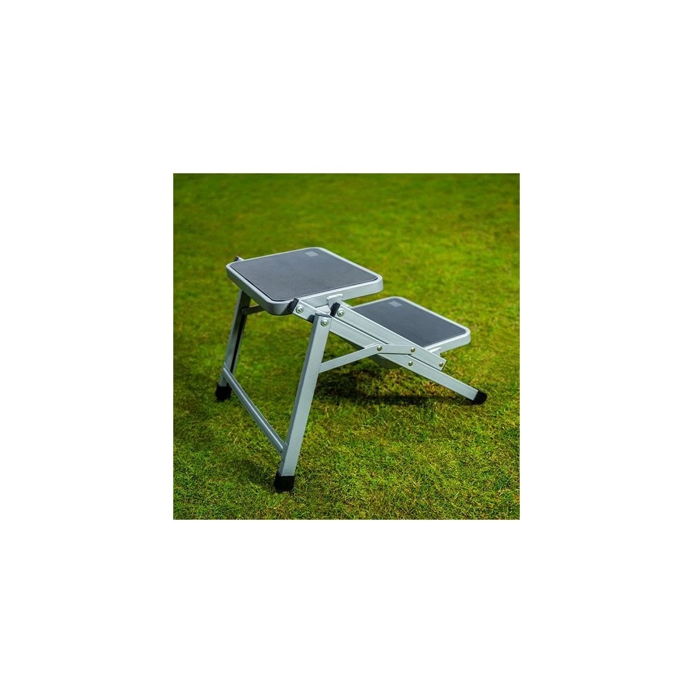 Maypole Foldable Steel Double Step 2 Maypole Foldable Steel Double Step - Image 2