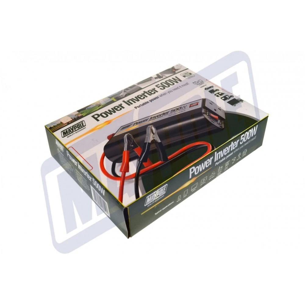 Maypole Power Inverter W/ USB - 500W 12V/230V 6 Maypole Power Inverter W/ USB - 500W 12V/230V - Image 6